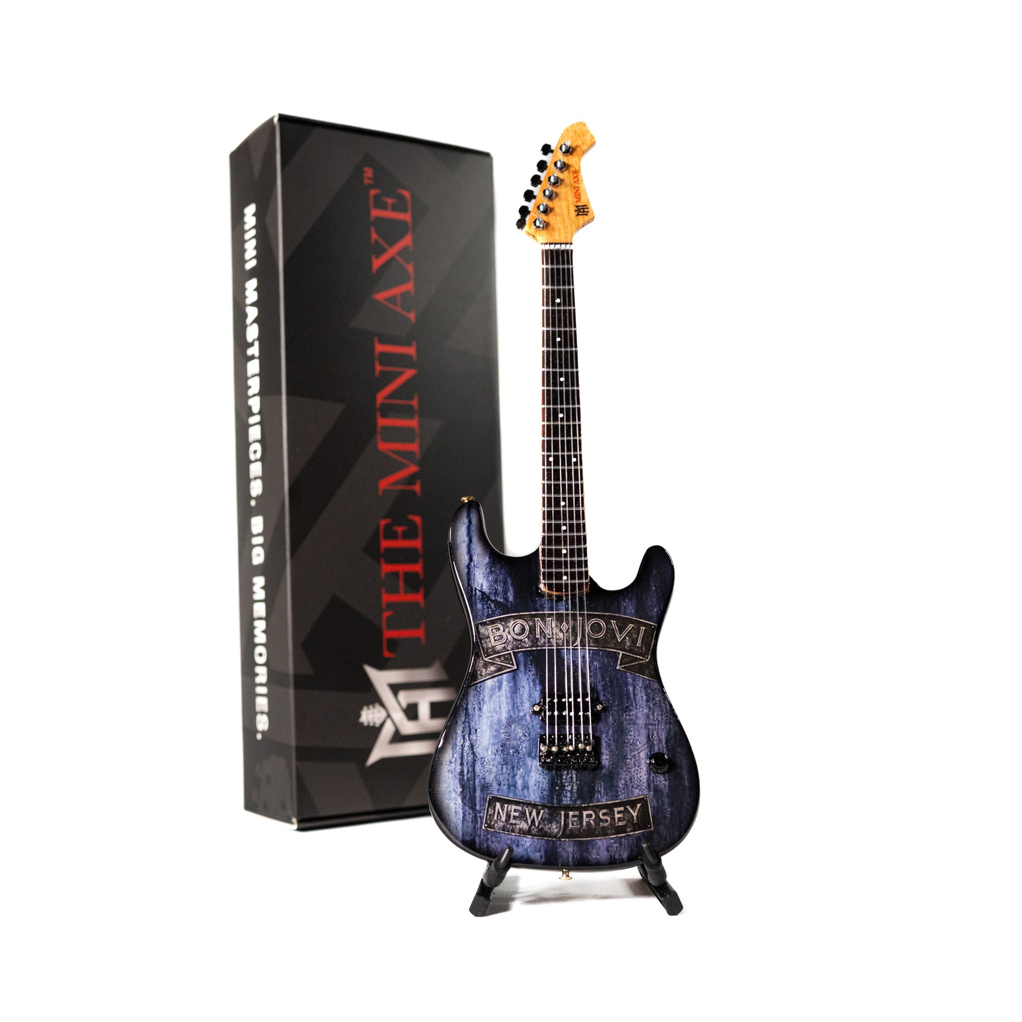 Bon Jovi New Jersey Collectible Miniature Guitar | Officially