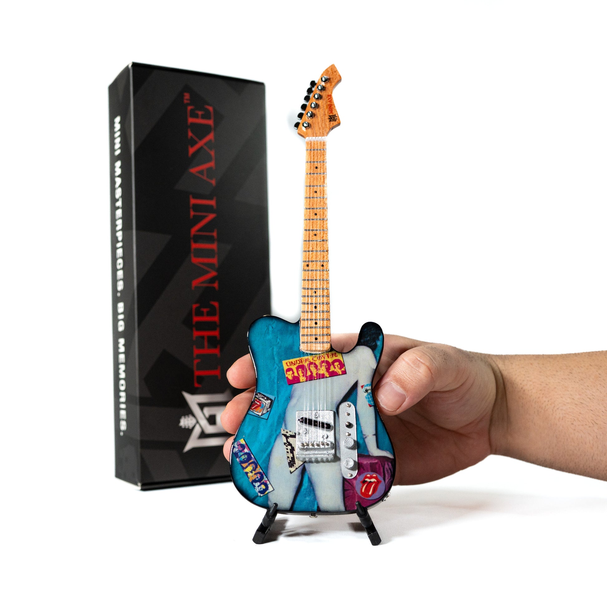 The Rolling Stones "Undercover" Miniature Guitar