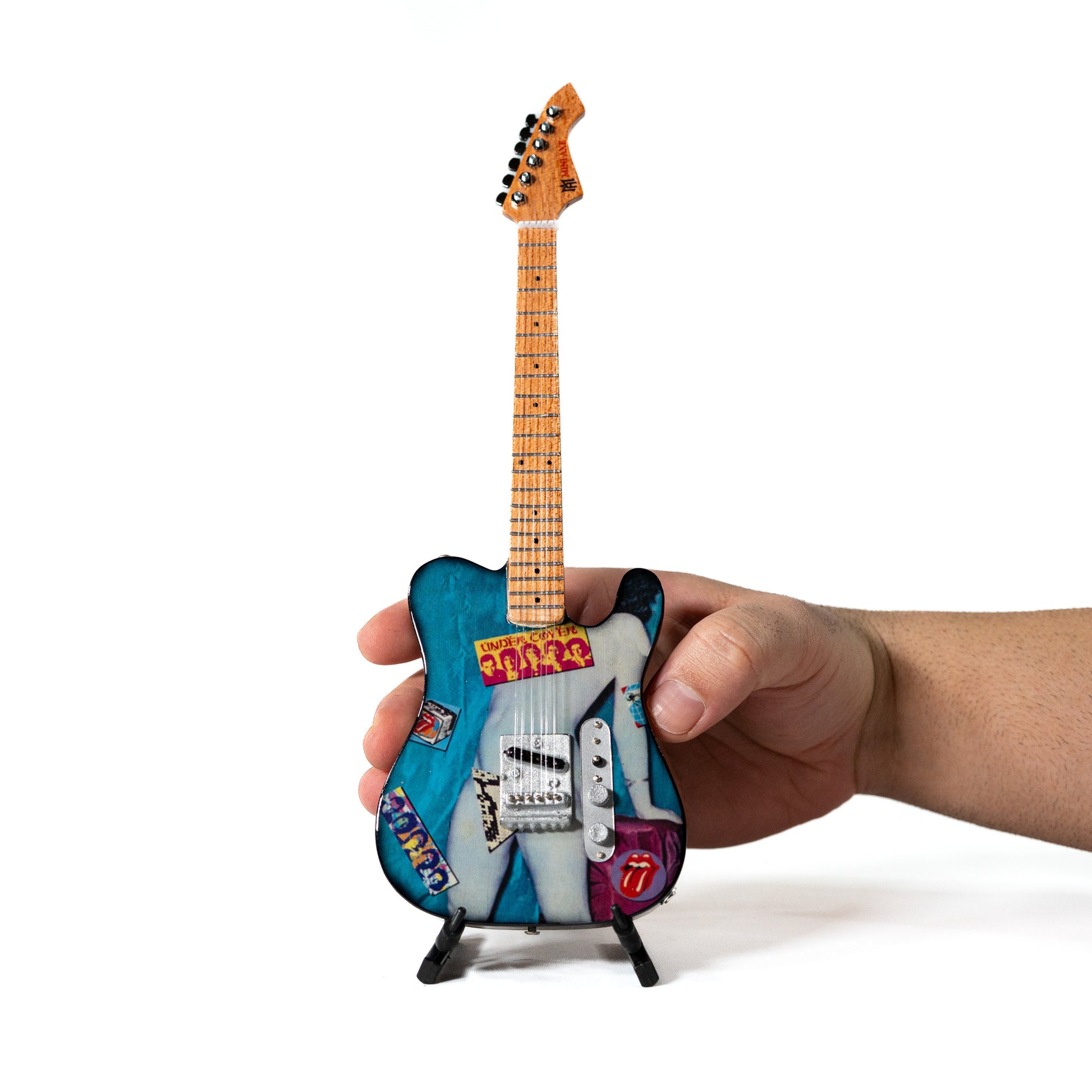 The Rolling Stones "Undercover" Miniature Guitar