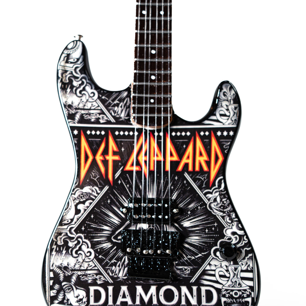 Def Leppard "Diamond" Miniature Guitar