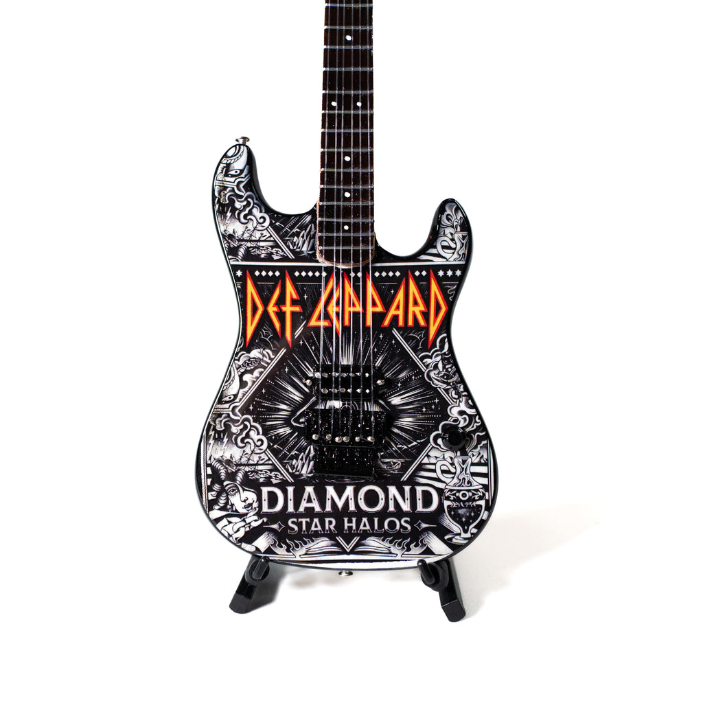 Def Leppard "Diamond" Miniature Guitar