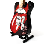 The Rolling Stones "Tongue and Lips" Collectible Miniature Guitar