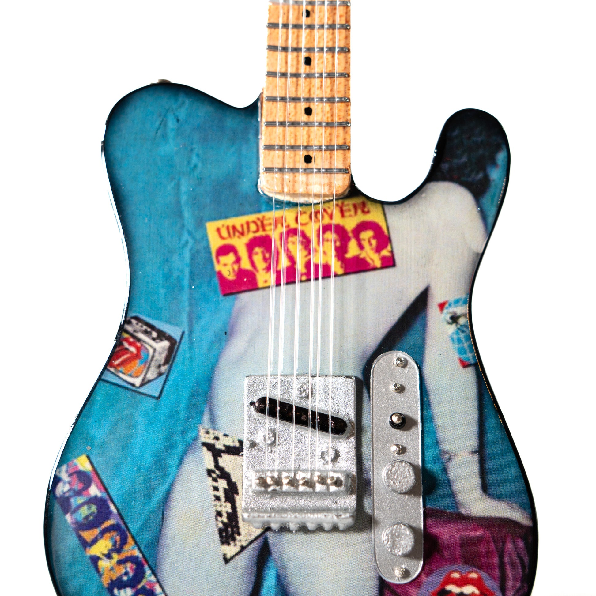 The Rolling Stones "Undercover" Miniature Guitar