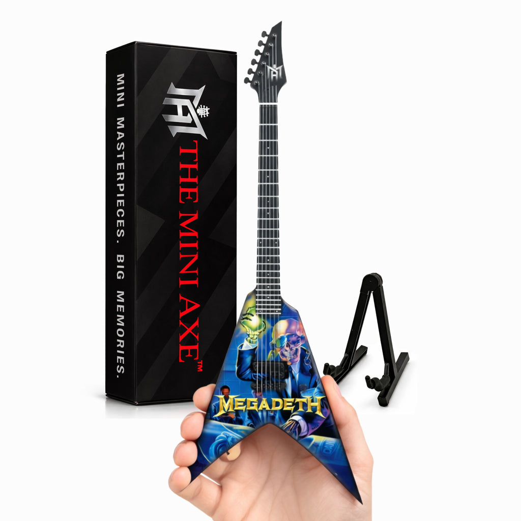 Megadeth Rust In Peace Miniature Guitar