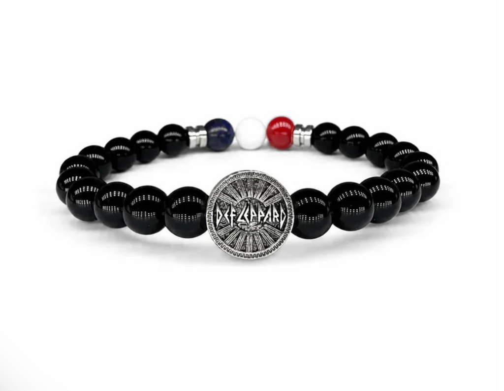Def Leppard "Hysteria" Miniature Guitar and Bracelet