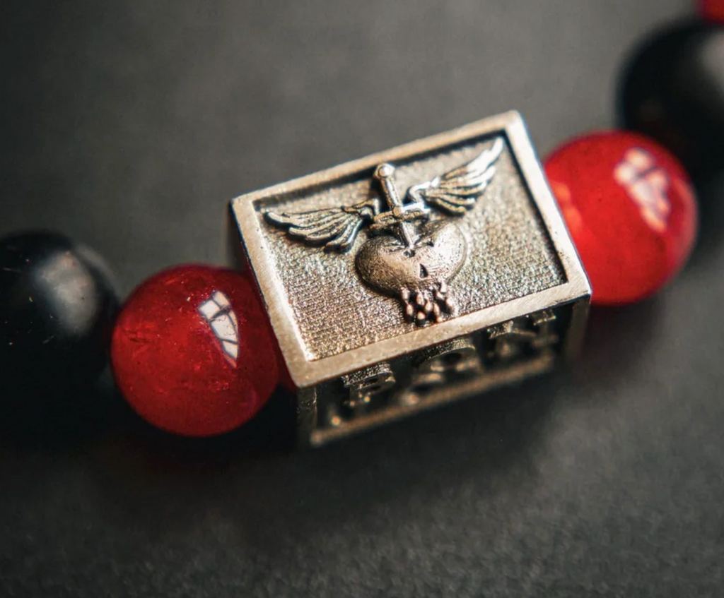 Bon Jovi Forever Tour Miniature Guitar and Bracelet