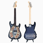 Bon Jovi Denim Collectible Miniature Guitar