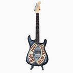 Bon Jovi Denim Collectible Miniature Guitar