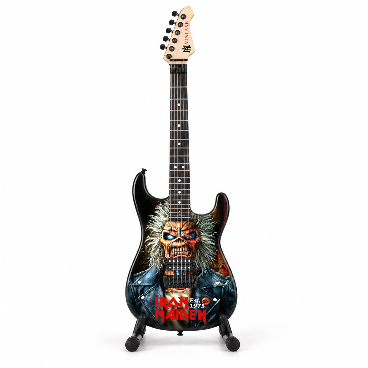 Iron Maiden 50th Anniversary Mini Axe — full studio product view