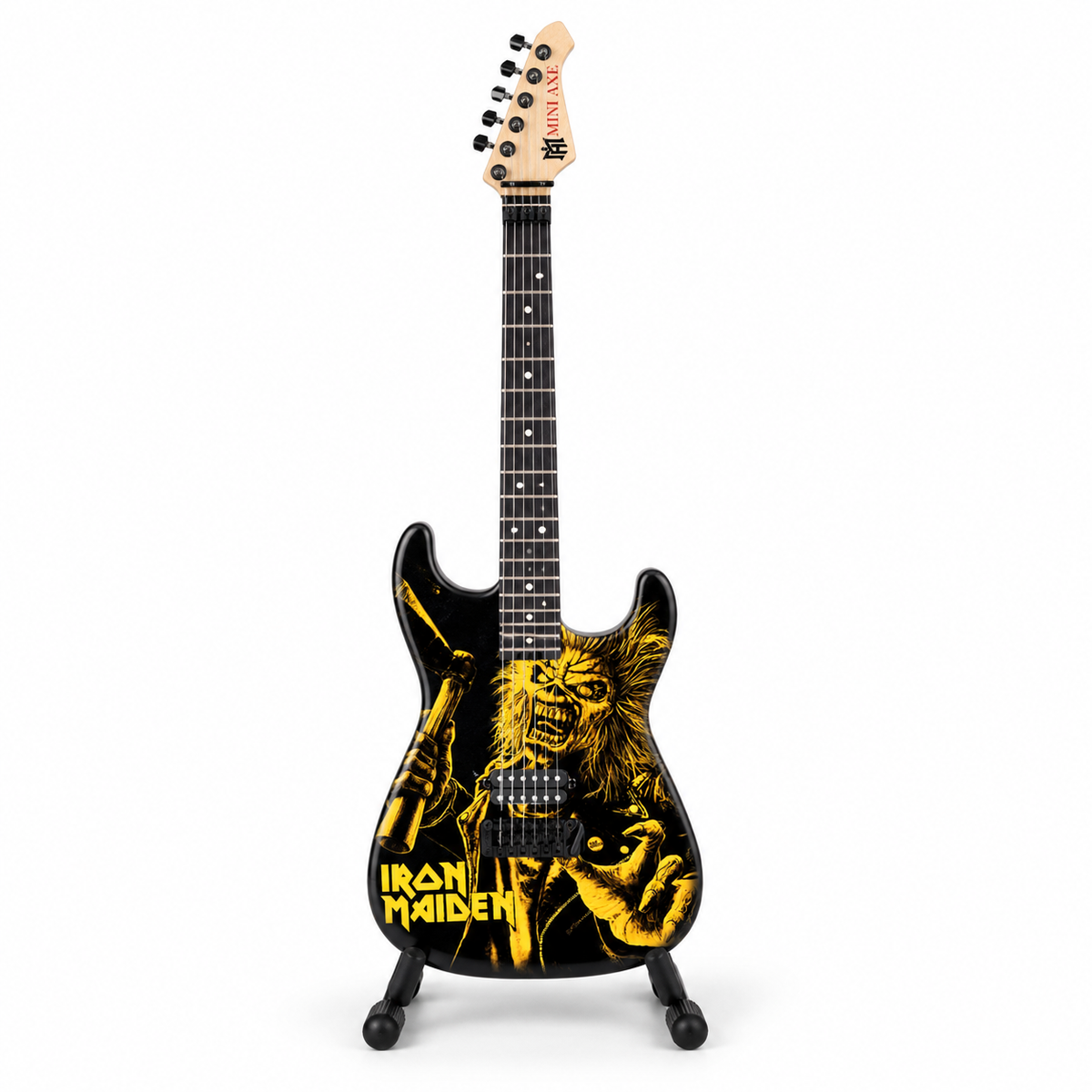 Iron Maiden 50th Anniversary Mini Axe — full studio product view