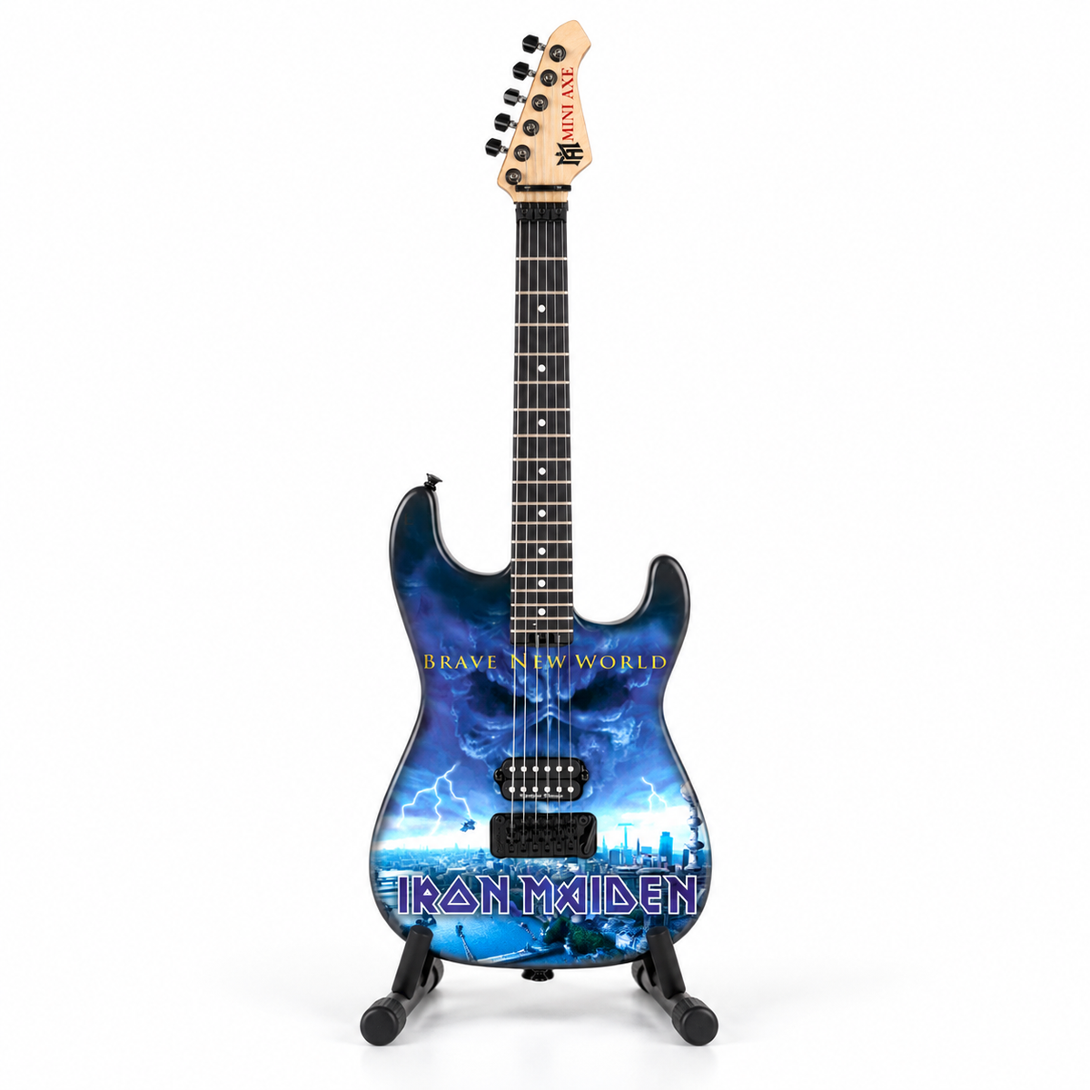 Iron Maiden Brave New World Mini Axe — full studio product view
