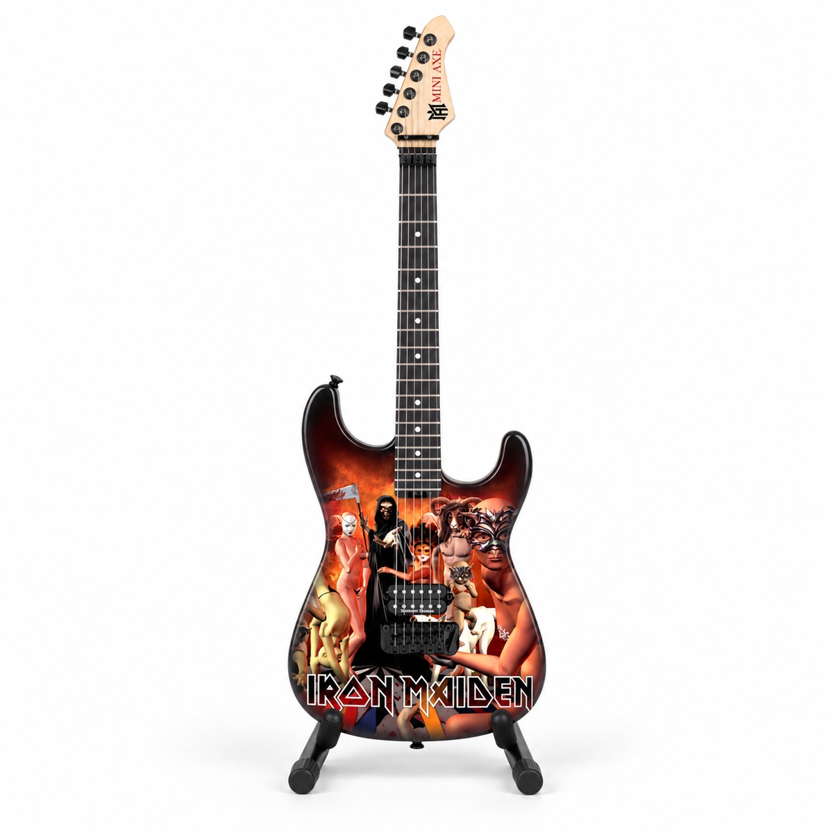 Iron Maiden Dance of Death Mini Axe — full studio product view