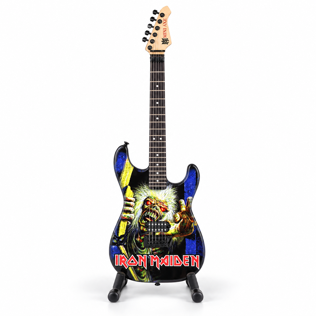 Iron Maiden No Prayer for the Dying Mini Axe — full studio product view