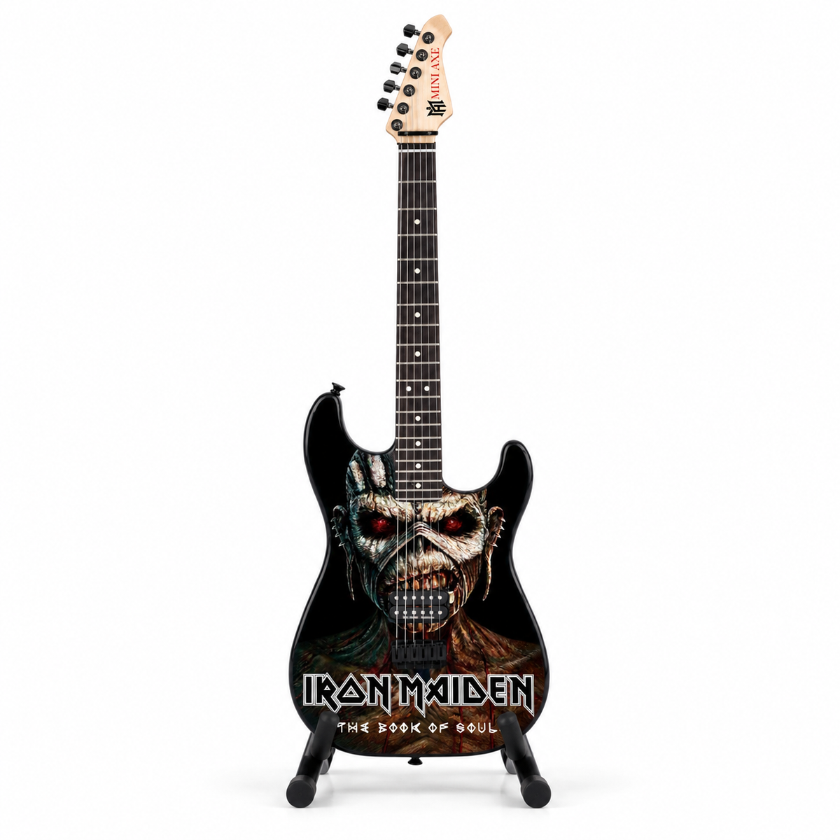Iron Maiden The Book of Souls Mini Axe — full studio product view