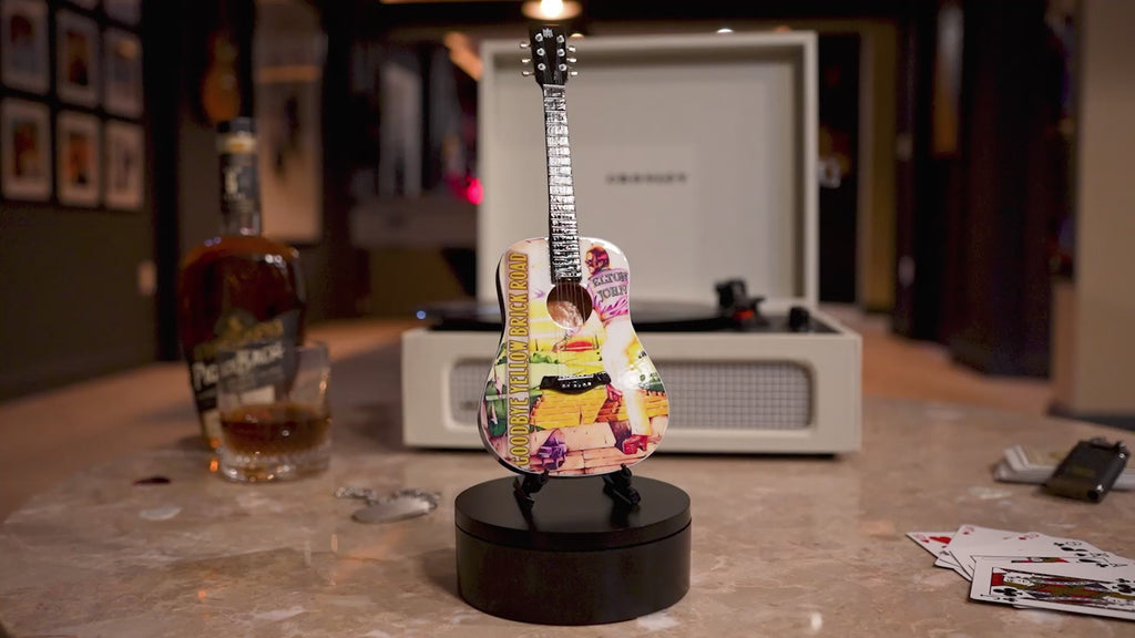 Goodbye Yellow Brick Road Miniature Guitar