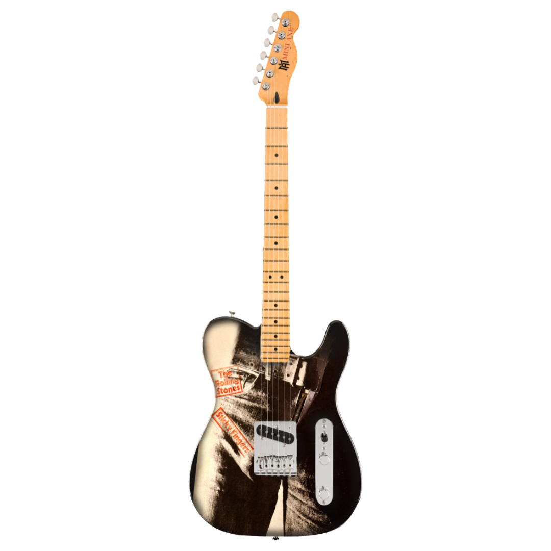 The Rolling Stones "Sticky Fingers" Mini Axe