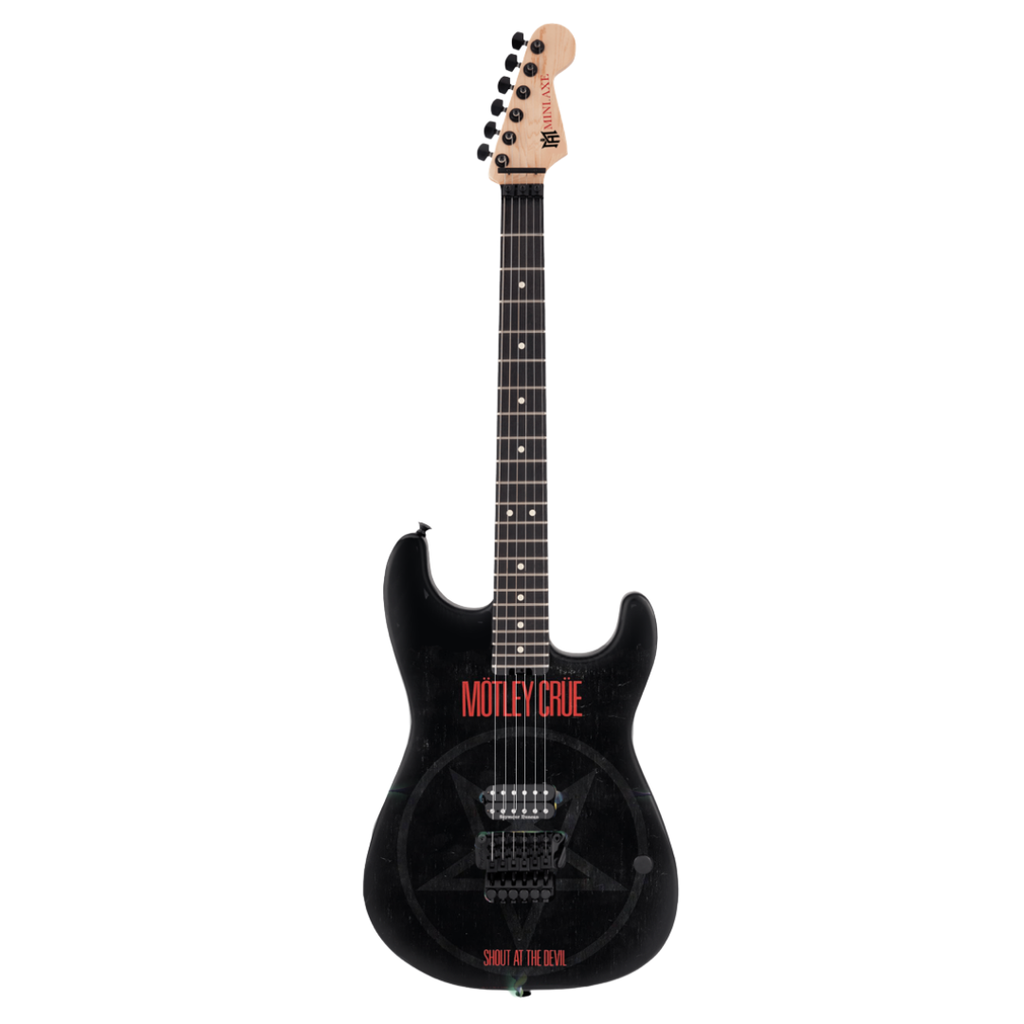 Mötley Crüe "Shout at the Devil" and "Dr. Feelgood" Miniature Guitar Set