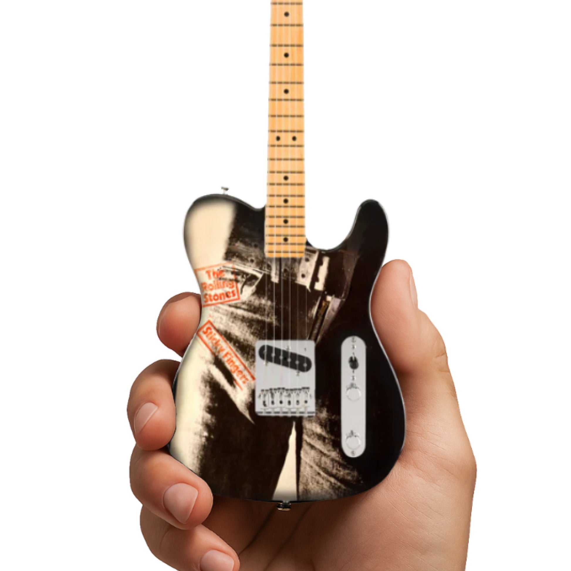The Rolling Stones "Sticky Fingers" Mini Axe
